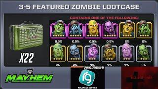 WWE Mayhem - HollywoodShono Opens 22 3-5 Star Zombie Lootcases