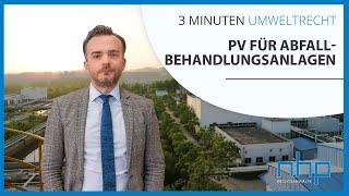 PV für Abfallbehandlungsanlagen | NHP Rechtsanwälte