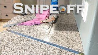 DIY Granite Countertop Install, Epoxy Joint Filling Tips