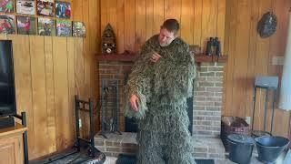 REVIEW & Outdoor Demo - Kalkal Ghillie Suit, 5 in 1 3D Camouflage Hunting Apparel