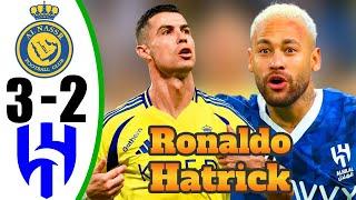 Ronaldo Show  Crazy Hat-Trick - AL Nassr vs AL Hilal 3-2 - All Goals & Highlights - 2024