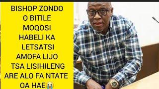 BISHOP ZONDO ATLOTSA MOTSUMPANA KA OIL ANTO O LAHLELAZONDO O MOLEKO HLE