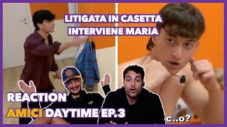 Trigno litiga duramente con tutti | Reaction Amici Daytime ep.3