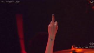 Paramore - Big Man, Little Dignity + Speech against Trump - iHeartRadio Music Festival 2024