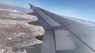 American Airlines Airbus A320-200 Takeoff from Denver