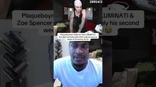 Plaqueboymax finds out SoLLUMINATI & Zoe Spencer have beef#plaqueboymax #shorts