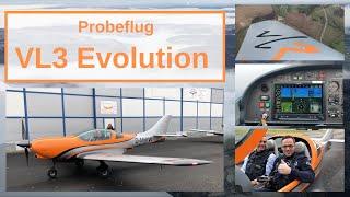 Probeflug mit einer VL3 Evolution - Ultraleichtflugzeug von JMB Aircraft