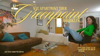 NYC APARTMENT TOUR | How Two People Live in a VERY Small Greenpoint, Brooklyn Studio.