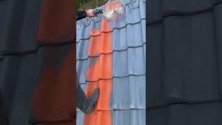 Roof tile spraying process, good tools to improve work efficiency