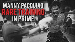 Manny Pacquiao RARE Training In Prime