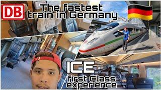  HIGH SPEED TRAIN IN GERMANY/ Trip from Frankfurt to Koln 2021/ FIRST CLASS #germany #travel