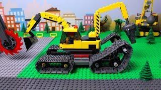 LEGO Excavator, Tractor, Dump Truck & Loader Construction Toy Vehicles for Kids