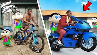 Franklin And Shinchan Change Their Poor Life To Rich Life In GTA 5!