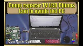 Aprende a usar el Computador para reparar televisores LCD chinos - Preparando todo.