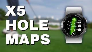 First look at the Shot Scope X5's BRAND NEW personalised hole maps