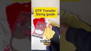 Wondering what size DTF transfer you need for your project? #dtf #dtftransfer #smallbusiness