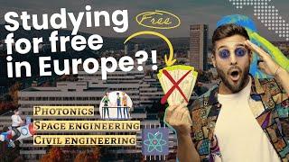 Studies in Europe for free: Slovak Technical University (both Bachelor and Master levels)