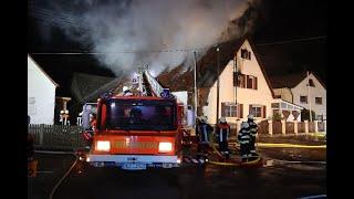 Landkreis Dillingen: Brand eines Gebäudes in Schabringen