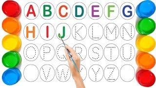 Abc Dotted Tracing, English Alphabet Writing, Preschool learning #abc #alphabets #kidschohantv 81