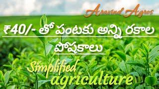 Simplified Agriculture - Nutrient Management