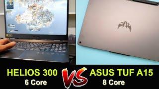 6 Cores better for Gaming ? ASUS TUF A15 vs ACER HELIOS 300