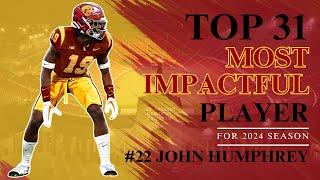 Impact Player #22: John Humphrey – The Veteran DB Set to Shine for USC in 2024!