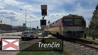 Railroad crossing Trenčín - Biskupice SLOVAKIA