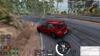 BeamNG Civic FWD drift   1.5L 10000rpm   mountain touge