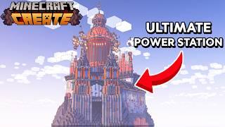 I Built the ULTIMATE POWER STATION with Create in Minecraft Survival