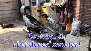 Reviving an abandoned scooter! Daelim FreeWing 125cc