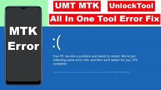 Windows 10 Error Bluescreen After Connect MediaTek Devices | Your Pc Ran Into Problem Need Restart