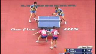 Korean chop-chop (fantastic doubles rallies)