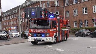 ELW 1 + HLF 20 + DLK 23/12 + TLF 4000 + RTW Berufsfeuerwehr Neumünster