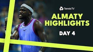 Tiafoe Takes On Evans; Khachanov& Mannarino Also In Action | Almaty 2024 Highlights Day 4