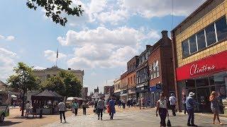 Walking St Albans, England - Cathedral, City Centre & Train Station