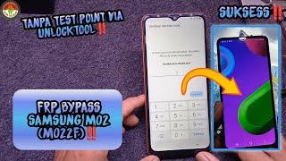 FRP BYPASS SAMSUNG M02 (M022F),TANPA TEST POINT VIA UNLOCKTOOL‼️