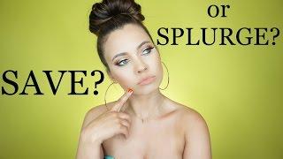 SAVE OR SPLURGE? | HAIR MAKEUP SKINCARE! | Brittney Gray