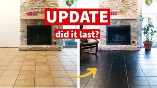 Painted Tile Floor UPDATE! Was It Worth It? Did It Last?