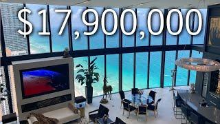 INSIDE A $17,900,000 MEGA CONDO WITH A CAR ELEVATOR! PORSCHE DESIGN TOWER