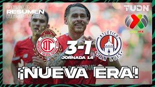 Resumen y goles | Toluca 3-1 Atl San Luis | AP2023-J14 | Liga Mx | TUDN