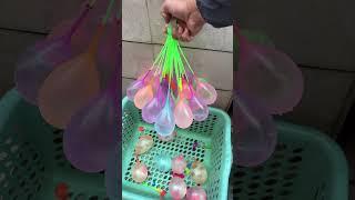 111 in 1 Water balloons  Water Balloons #holi #waterballoons