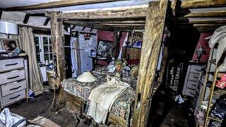 We Found Henry's Abandoned House With Handmade Wooden 4 Post Bed & Everything Left Behind