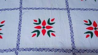 Beautiful Nakshi Kantha Full Design Video by Nakshi Kantha World