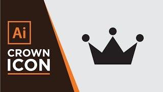 How to Draw a Crown Icon  | Adobe Illustrator Tutorial