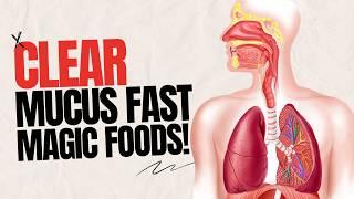 These Foods Instantly Clear Mucus Like Magic!