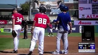 Albuquerque pitching coach Chris Michalak ejected from game vs. Oklahoma City