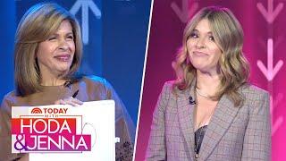 Hoda Kotb and Jenna Bush Hager play ‘Higher or Lower’