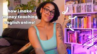 how to make money teaching english online | EASY side hustle!