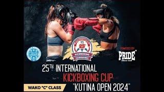 KICKBOXING - 25. KUTINA OPEN 2024. - COURT 1