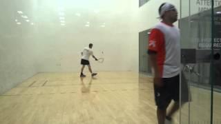 John Goth vs Andres Ramirez racquetball match